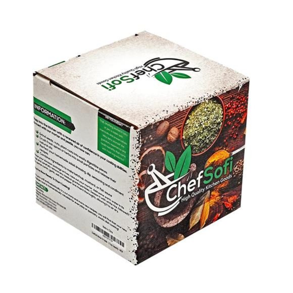 Mortar and Pestle Set - 6 Inch - 2 Cup Capacity - Unpolished Heavy Granite - Picture 6 of 6